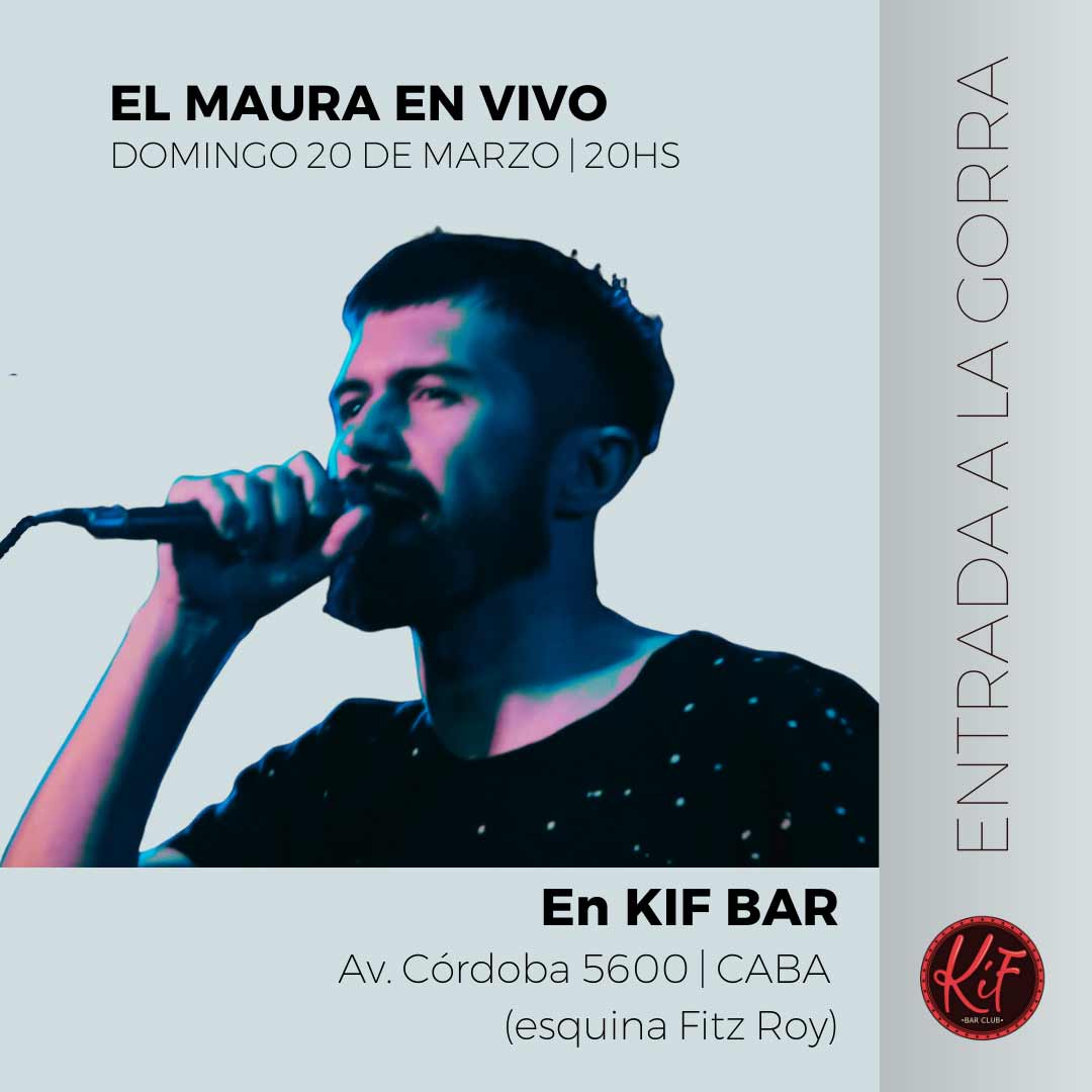 El Maura toca en Kif bar